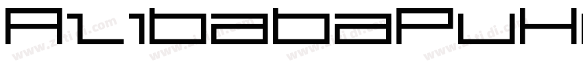 AlibabaPuHuiTiL GBpc字体转换